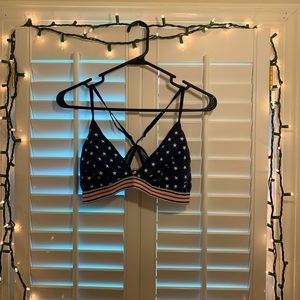 Red, White, and Blue American bralette, XL
